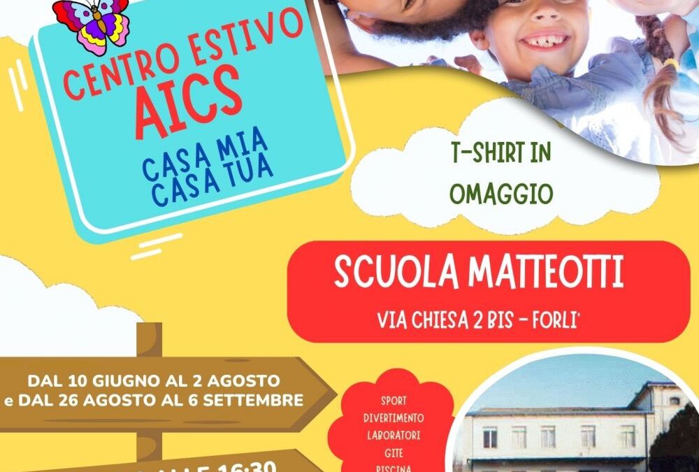 IL CENTRO ESTIVO ALLA SCUOLA MATTEOTTI!